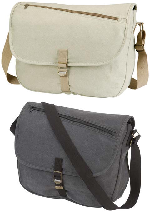 Black messenger bag