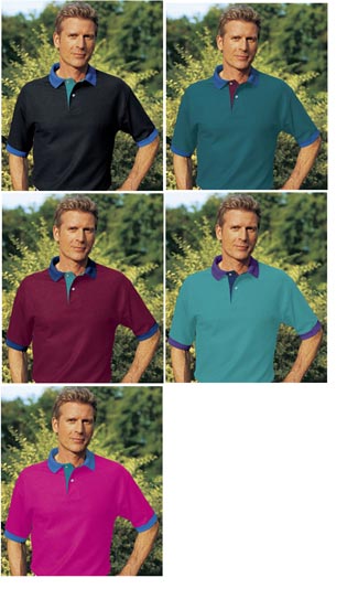 logo golf shirts