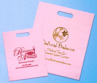 die-cut plastic bags
