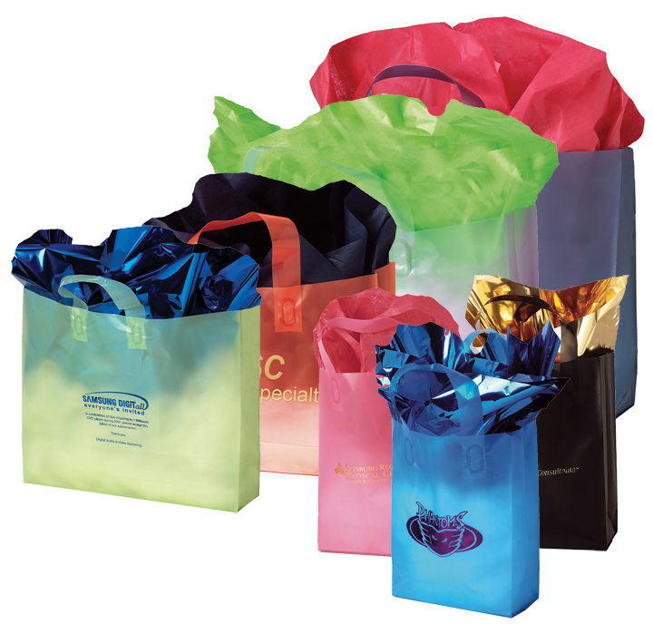 customized plastic bags, shopping bags